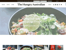 Tablet Screenshot of hungryaustralian.com
